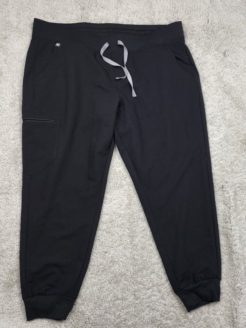 FIGS NWT Zamora 2.0 Scrub Jogger Pant Size 2XL Petite XXL/P Black New With Tags